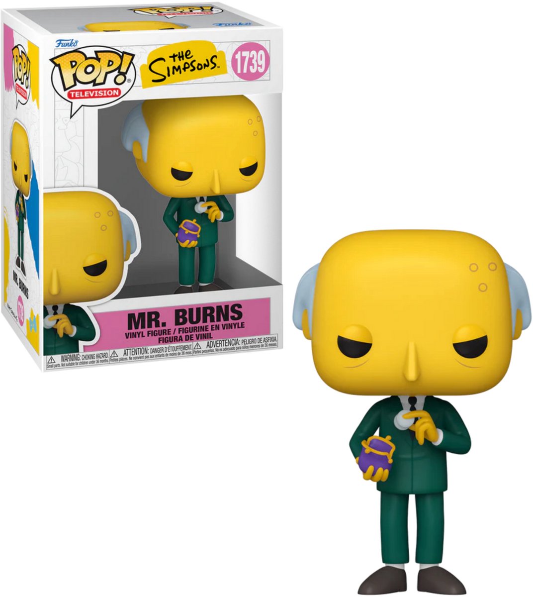 Die Simpsons Mr. Burns Vinylfigur 1739 Unisex Funko Pop! - neutral - Standard