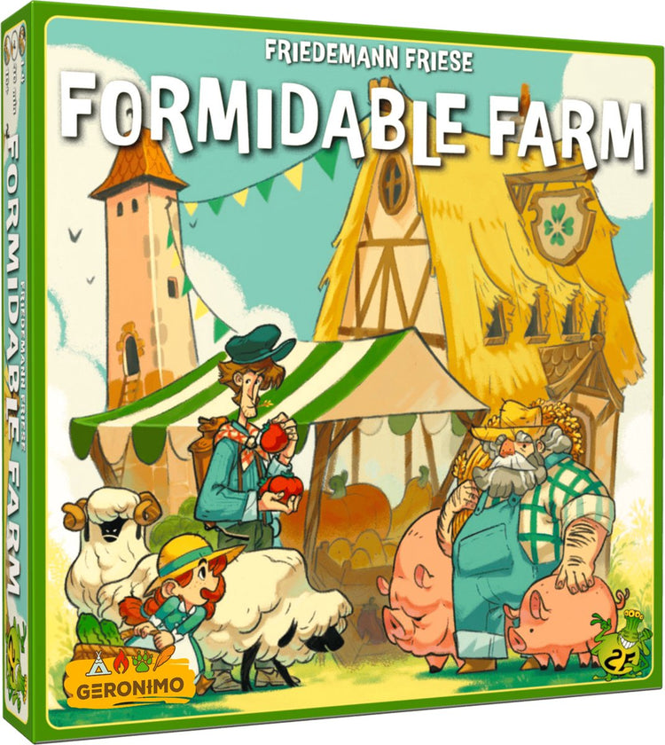 Geronimo Games Formidable Farm – Brettspiel – ab 10 Jahren – für 1 bis 4 Spieler