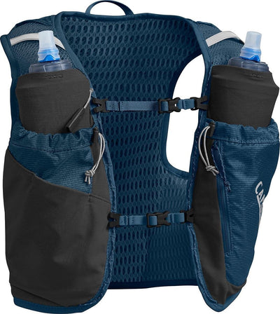Camelbak Damen Ultra Pro Weste – Trinkrucksack – S – 1 l 6 l – Blau Silber (Gibraltar Navy Silver)
