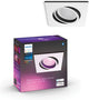 Philips Hue Centura Einbaustrahler – Weiß und Farbweiß – 1er-Pack – Weiß – Quadratisch – GU10