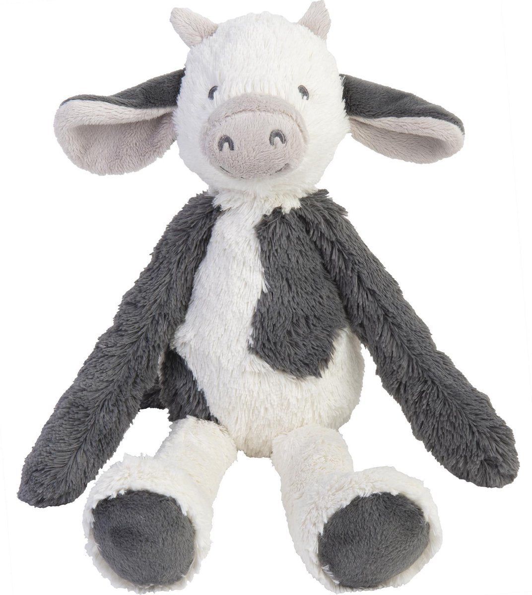 Happy Horse Kuh Casper Kuscheltier 38cm – weiß grau – Baby-Kuscheltier