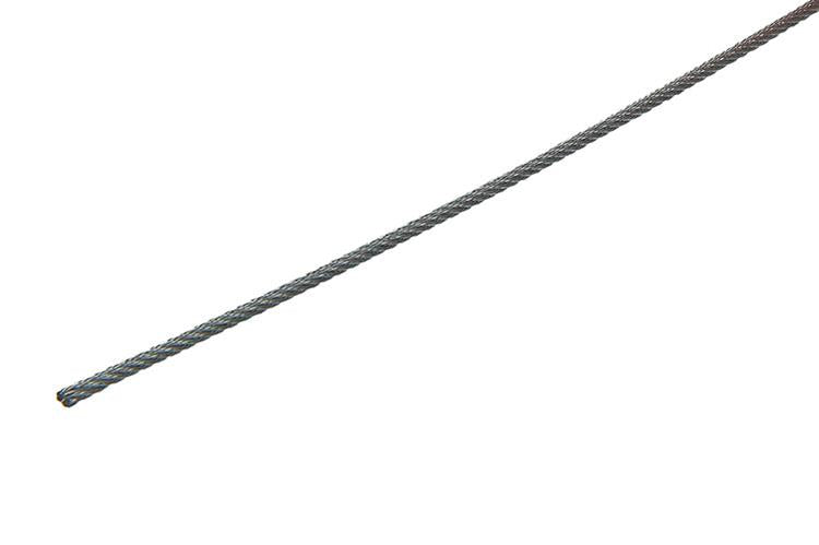 1015566 - verzinktes Stahlseil 7x7 200m 2mm Tragkraft 40 kg DIN EN 12385-4 | 200 Stück