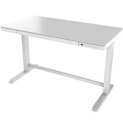 Sitz-Steh-Modul Euroseats 75.wer.gl.wh Weißglas höhenverstellbar