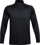 Under Armour UA Tech 2.0 1 2 Zip-Blk Herren-Sporttrikot – Schwarz – Anthrazit