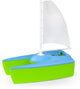 Lena Segelboot-Spielzeug – buntes Badespielzeugboot für Kinder.