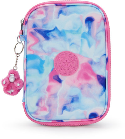 Kipling Unisex-Zeichnungsfedermäppchen für 100 Stifte – Aqua Life