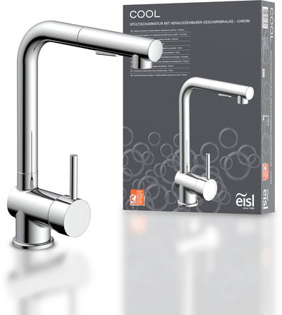 EiSl EiSl -Küchenmixer cool mit ausziehbarer Ausgabemchrom -Verhüttung