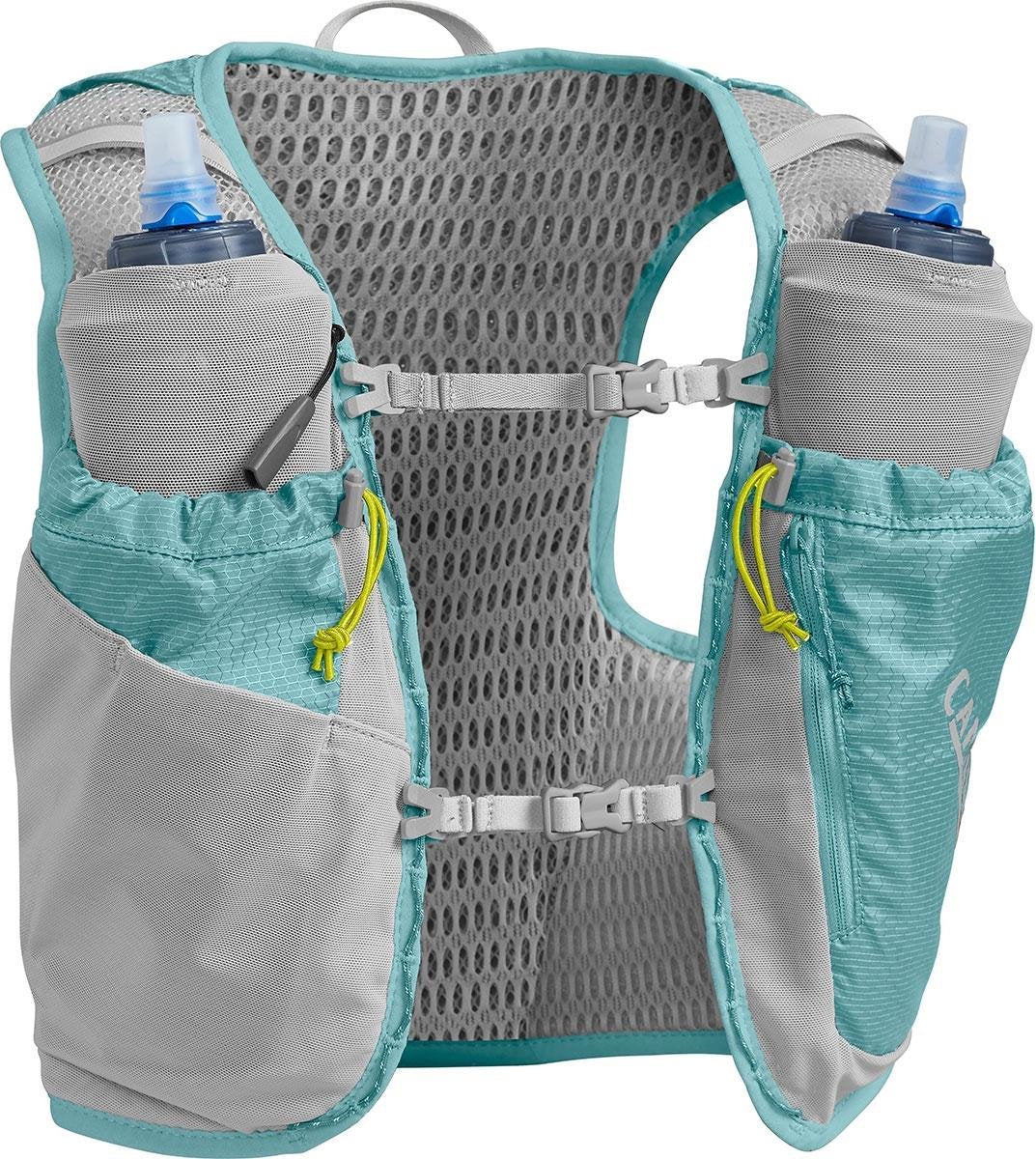 Camelbak Damen Ultra Pro Weste – Trinkbeutel – M – Blau (Aqua Sea Silver)