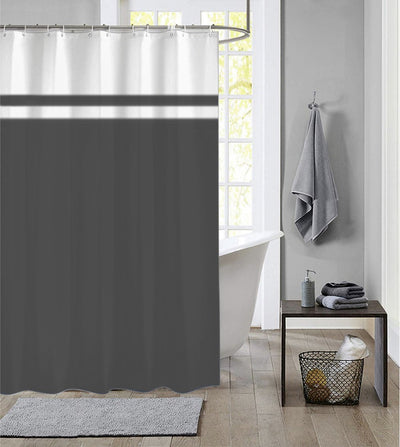 Niederländische Haus Duschvorhang 180x200 Normal Anthrazit