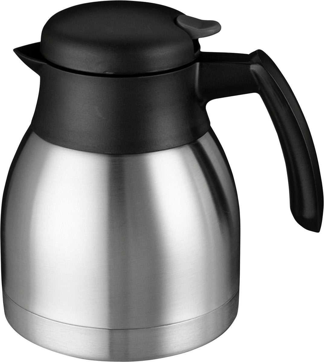 Bravilor Thermoskanne doppelwandig 1 Liter Edelstahl schwarz