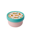 Mepal Campus Fruitbox Leopard 300 ml Grünrosa