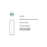 Wasserflasche Pop -up Campus 500 ml - coole Minze - afbeelding 2
