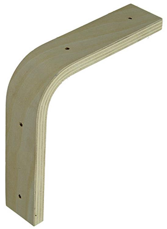 1015321 - Konsolensperrholz natur 140x140mm | 10 Stück