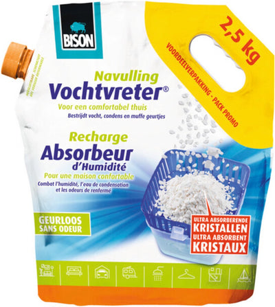 Bison 1029807 – b airmax feuchtigkeitsfreie Nachfüllung 2,5 kg | 3 Stück