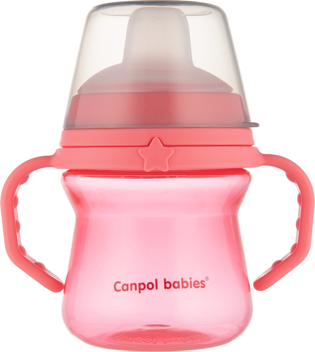 Canpol-Babys | Babybecher mit Silikontülle | erste Tasse | 150 ml rosa