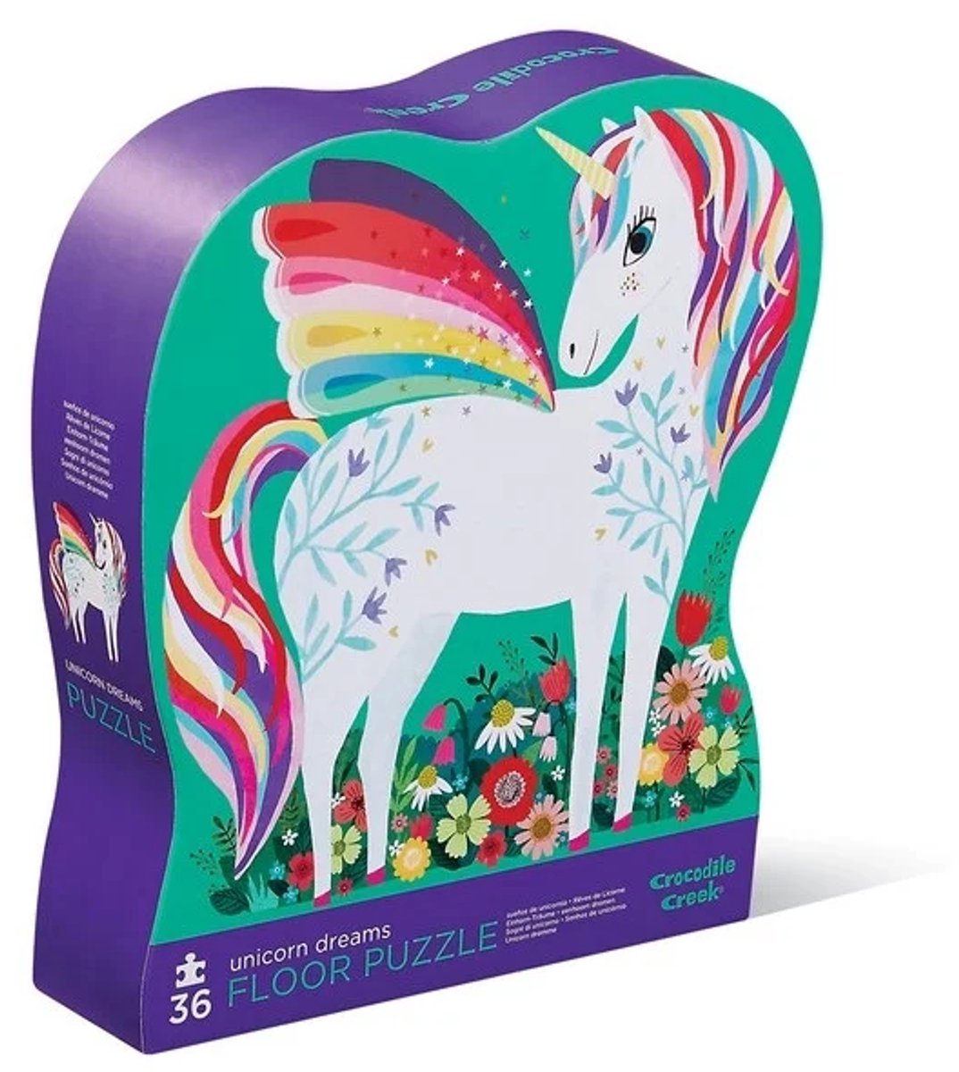 Crocodile Creek Papppuzzle von Einhorn 36 Teile