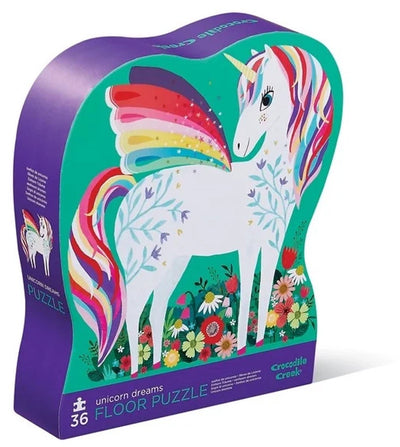 Crocodile Creek Papppuzzle von Einhorn 36 Teile