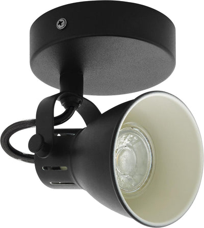 Eglo Seras 2 Spot - 1 Licht - ø10 cm - GU10 - Schwarz