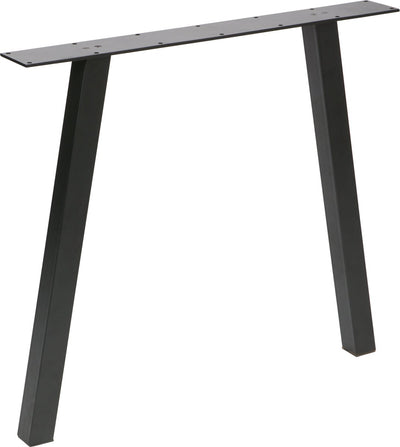 Woood Tablo ein Bein KD 1 Stück - Metall - Schwarz - 72x79x10
