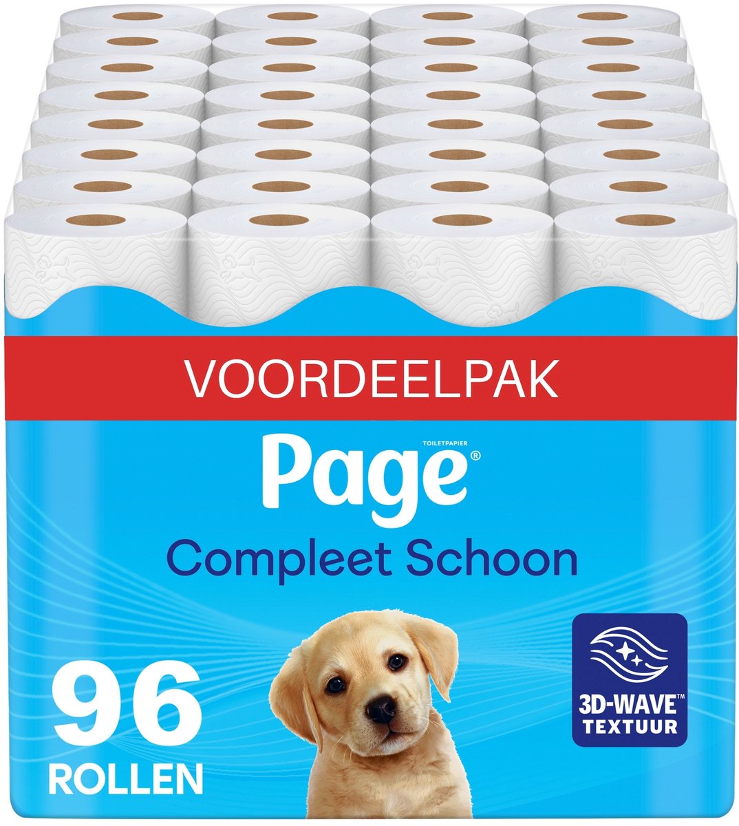 Page® Toilettenpapier – völlig sauberes Toilettenpapier – 96 Rollen – Vorteilspack