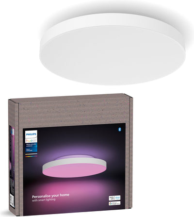 Philips Hue Datura Panelleuchte – weißes und farbiges Licht – rund – weiß