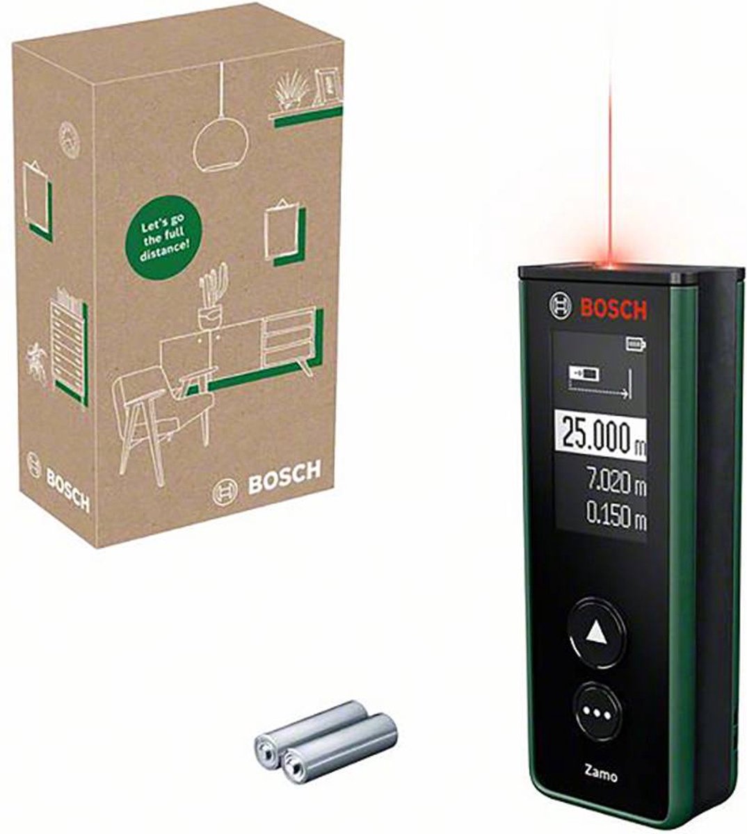 Bosch Zamo - Laser-Entfernungsmesser - inklusive Batterien
