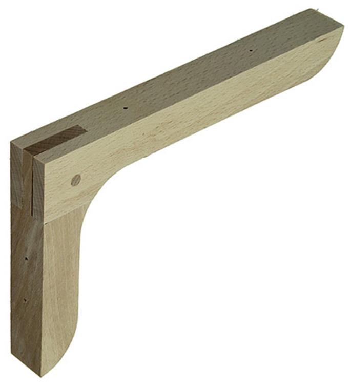 1015572 - Konsole Buche 200x125mm | 10 Stück