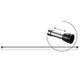 Duschvorhang Weiß Chrom 70 120cm