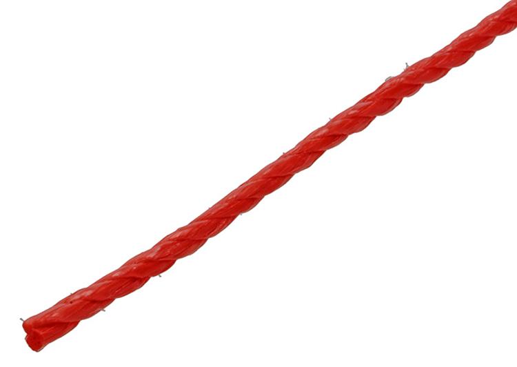 Mack 1013963 - PP gedrehter orangefarbener Strang 4 mm 30 m | 5 Stück