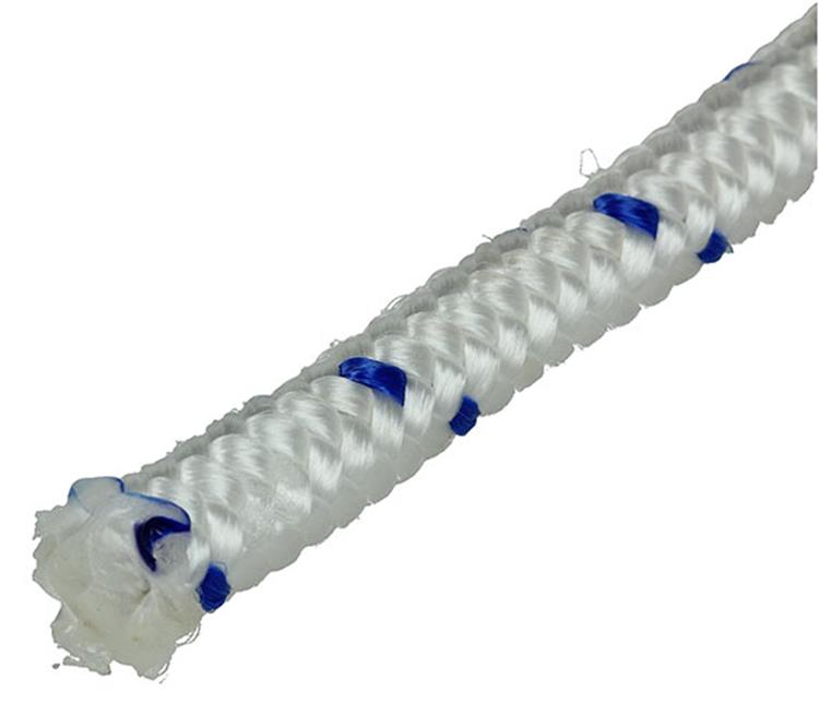 Mack 1013978 – PP-Geflecht, weiß, blau, 10 mm, 15 m | 5 Stück