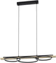 Eglo Boyal Hängelampe – LED – 40 cm – Holz – Schwarzbraun