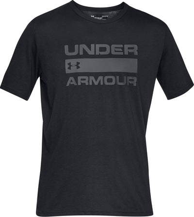Under Armour UA Team Issue Wordmark SS Herren-Sportshirt – Schwarz