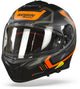 Nolan n80-8 ally n-com 41 flach schwarz orange l