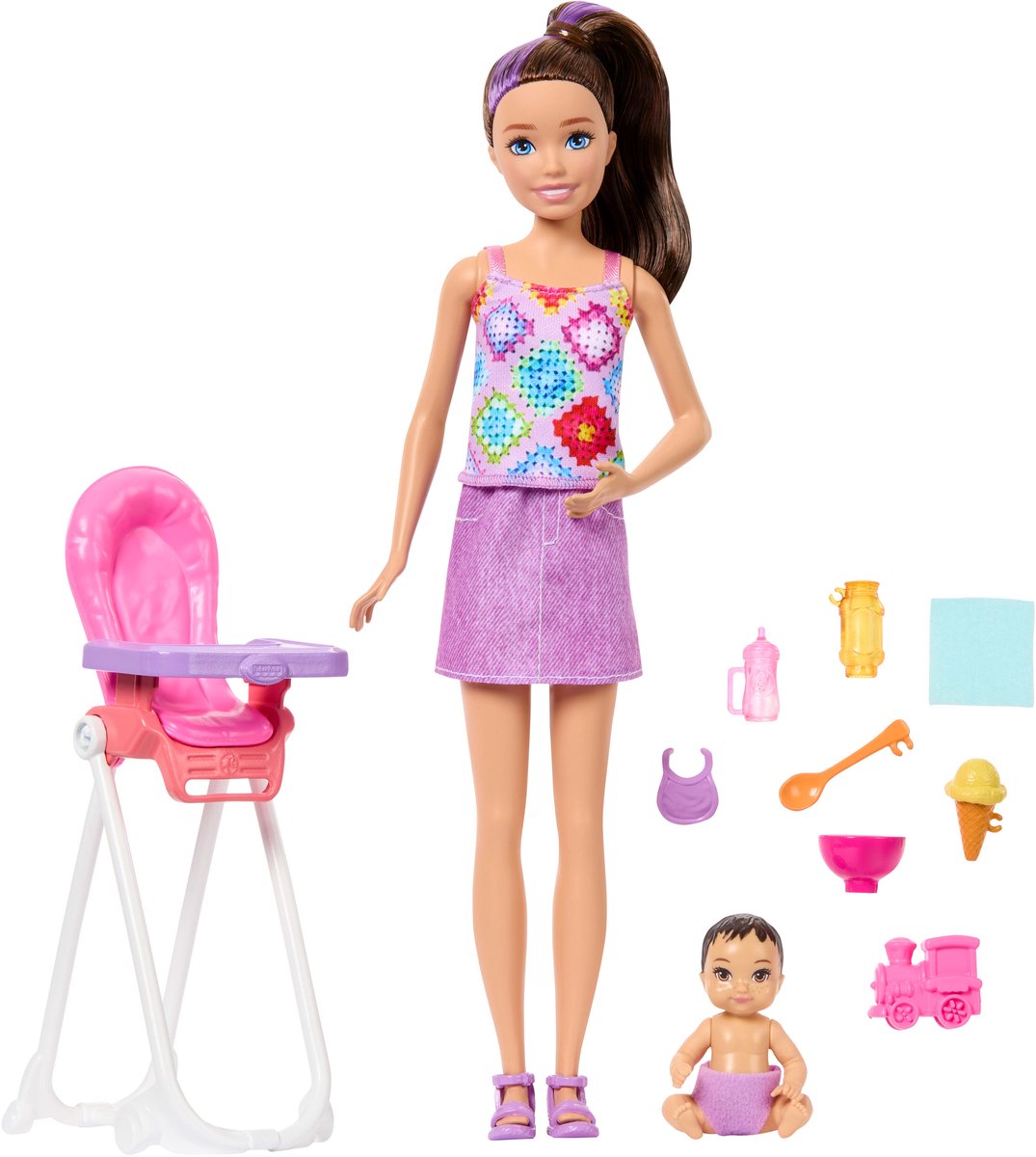 Mattel Barbie Family Friends Puppe und Zubehör