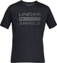 Under Armour UA Team Issue Wordmark SS Herren-Sportshirt – Schwarz
