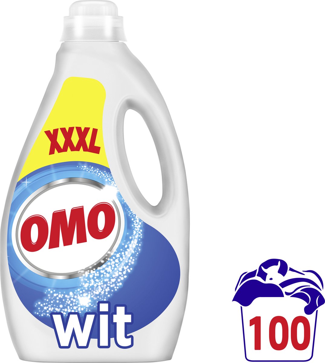 Omo weiß 100 Waschgänge – 5-Liter-Flasche