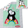 Puppendecke Pinguin mit Kissen
