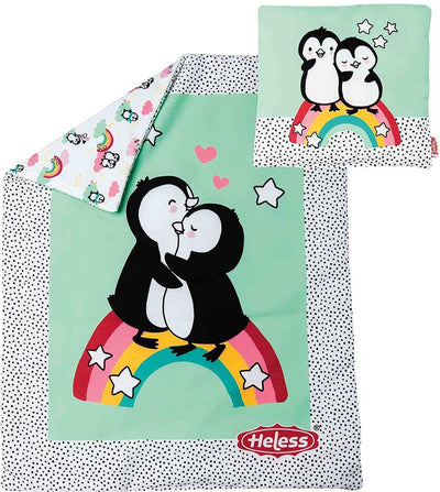 Puppendecke Pinguin mit Kissen