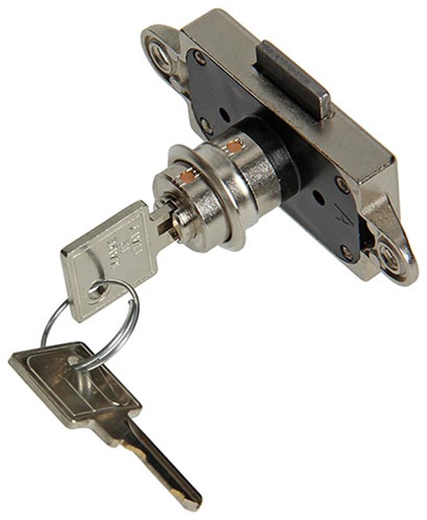 Mack 1014019 - Zylinder-Aufputz-Schrankschloss ø 20 mm l20 mm | 5 Stück