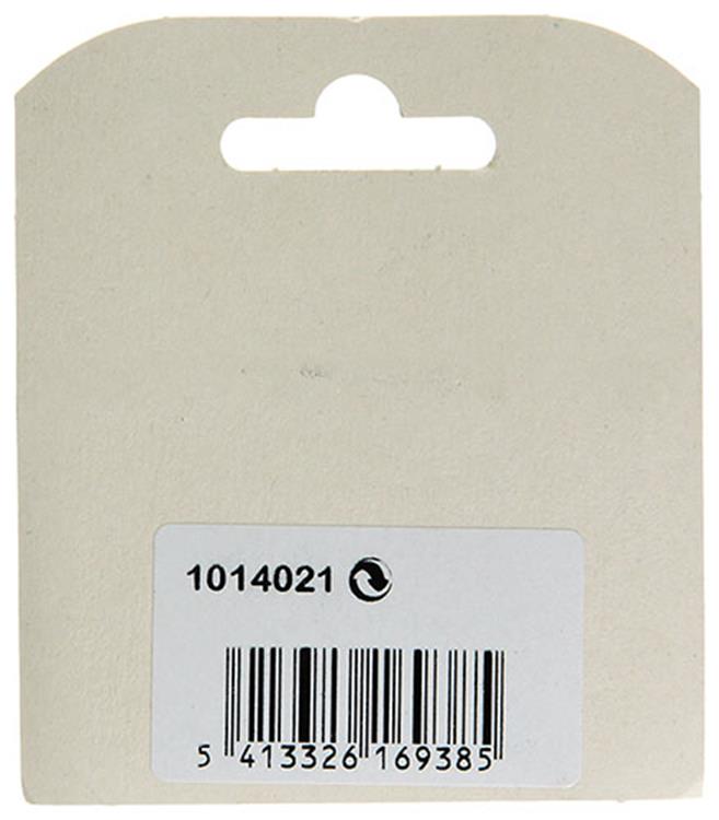 Mack 1014021 - Briefschrankschloss vernickelt 25 mm | 5 Stück