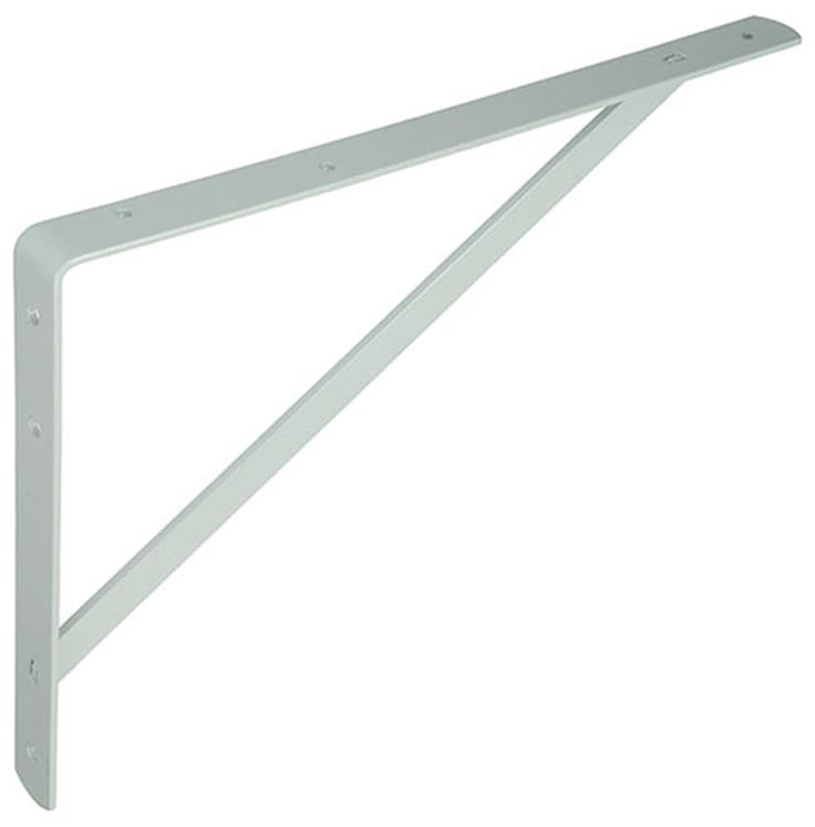 1013894 - Regalträger verstärkt weiß 250x400mm | 10 Stück