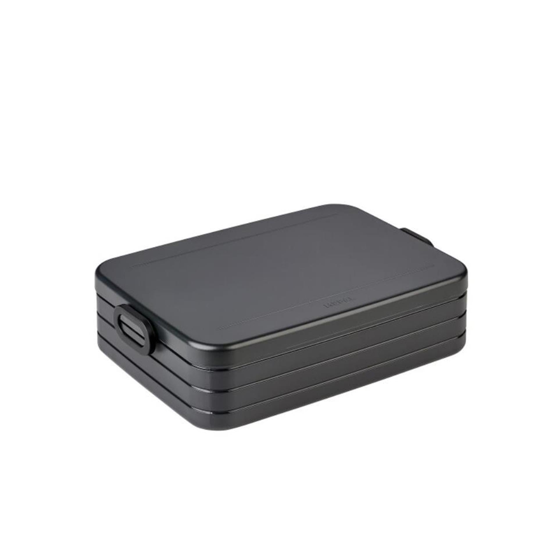 MEPAL -Lunchbox Large Nordic Black machen eine Pause