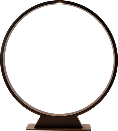 Lucide Jerel - Sockellampe - ø 40 cm - LED - 1x5W 3000K - IP54 - Schwarz
