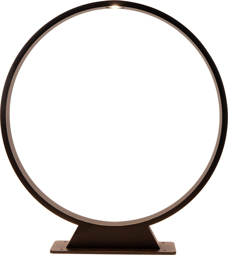 Lucide Jerel - Sockellampe - ø 40 cm - LED - 1x5W 3000K - IP54 - Schwarz
