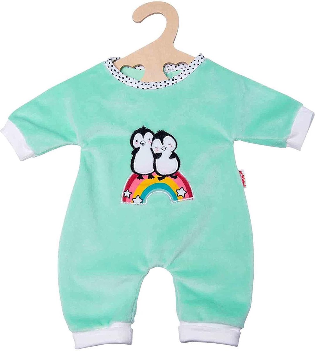 Puppen Strampler Fluffy Pinguin, 28-35 cm