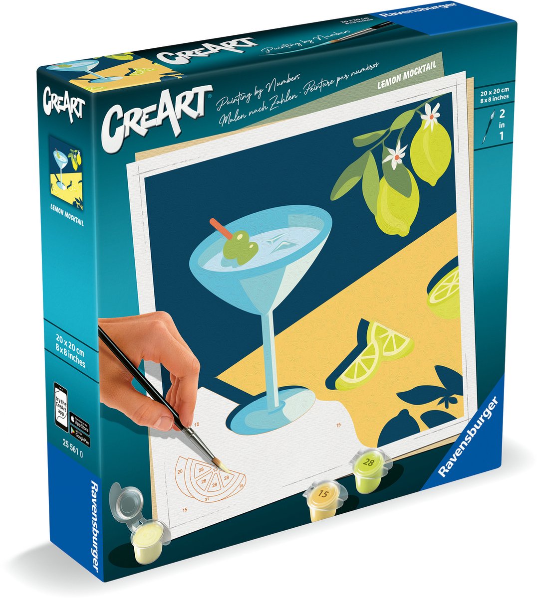 Ravensburger Creart Malen nach Zahlen – Zitrone