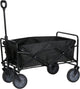 Camp Active - zusammenklappbarer Bollerwagen - faltbar - schwarz - Tragkraft 70 kg