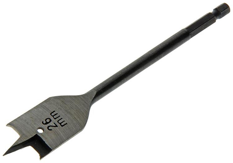 Mack 1018254 - Flachholzbohrer DIN 7487 ø 26,0 x 160 mm | 5 Stück