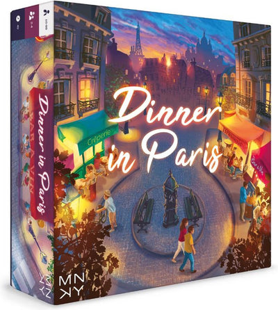 Mnky Entertainment Dinner in Paris – Brettspiel. 10+