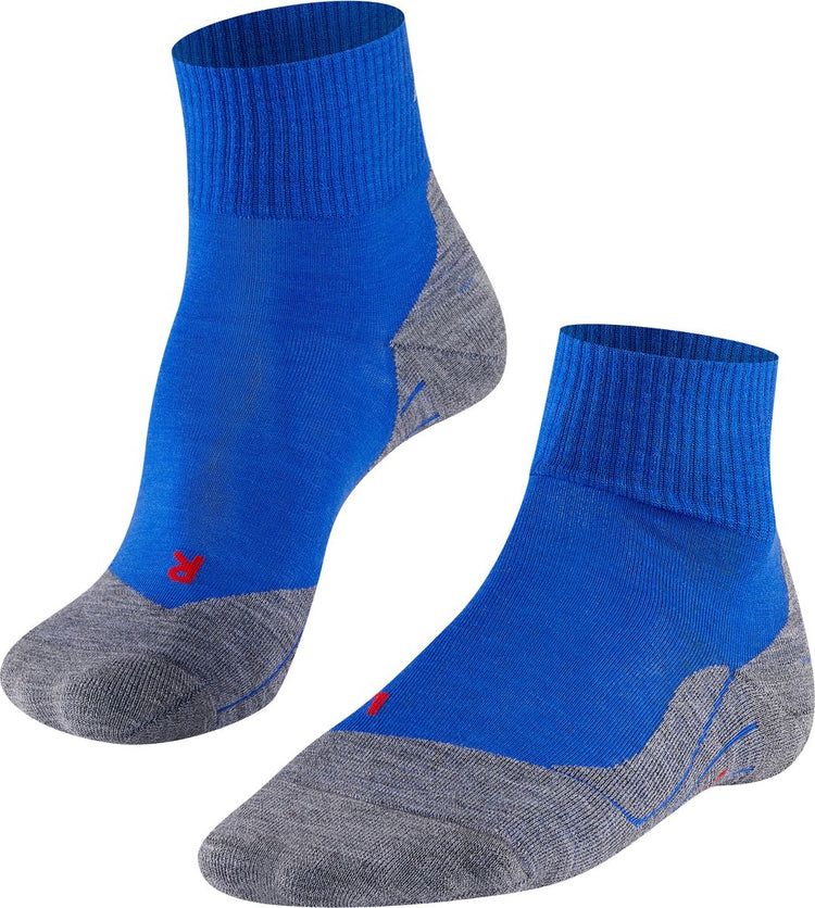 Falke TK5 kurze Anti-Blasen-Wandersocken aus dünnem Woll-Funktionsmaterial Herren blau – Größe 44-45